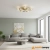 Lampa sufitowa mosiężna 5-punktowa 47cm 73757 z serii Aherne - Endon Lighting