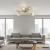 Lampa sufitowa mosiężna 3-punktowa z metalowymi kloszami 73758 z serii Aherne - Endon Lighting