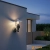 Kinkiet zewnętrzny srebrny metalowy z czujnikiem ruchu 74702 z serii Dexter - Endon Lighting