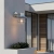 Kinkiet zewnętrzny metalowy srebrny IP44 74703 z serii Jenson - Endon Lighting