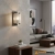 Kinkiet ścienny srebrny szklany cylindryczny 76259 z serii Easton - Endon Lighting