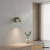 Kinkiet ścienny metalowy srebrny LED 76343 z serii Staten - Endon Lighting