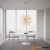 Lampa wisząca złota 28-punktowa z białymi kulami 76499 z serii OSCAR - Endon Lighting
