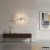 Kinkiet metalowy srebrny z dekoracyjnymi szklanymi kręgami 76510 z serii Marella - Endon Lighting
