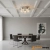 Plafon szklany 5-punktowy chromowany 48cm 76517 z serii Verina - Endon Lighting