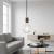 Lampa wisząca mosiężna industrialna 1-punktowa 76587 z serii Urban - Endon Lighting