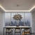 Lampa wisząca metalowa czarna 8-punktowa 72cm 80124 z serii Infinity - Endon Lighting