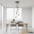 Lampa wisząca czarna metalowa 6-punktowa 81535 z serii Studio - Endon Lighting