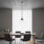Lampa wisząca szklana srebrna 22cm 91738 z serii Hansen - Endon Lighting