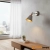 Kinkiet metalowy srebrny z miedzianym detalem 92866 z serii Hal - Endon Lighting