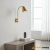Kinkiet metalowy mosiężny 1-punktowy 93144 z serii Radha - Endon Lighting