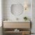 Kinkiet łazienkowy mosiężny z beżowym abażurem 93852 z serii Conway - Endon Lighting