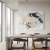 Lampa wisząca 6-punktowa chromowana z lnianym abażurem 94357 z serii Highclere - Endon Lighting