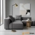 Lampa podłogowa metalowa mosiężno-czarna 148cm 95465 z serii Mayfield - Endon Lighting