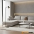 Lampa podłogowa metalowa srebrno-czarna 148cm 95471 z serii Mayfield - Endon Lighting