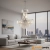 Żyrandol kryształowy srebrny 6-punktowy 96826-CH z serii Amadis - Endon Lighting