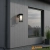 Kinkiet zewnętrzny czarny metalowy z białym kloszem 96916 z serii BRADEN - Endon Lighting