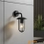 Kinkiet zewnętrzny czarny metalowy ze szkłem 96922 z serii QUINN - Endon Lighting