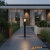 Słupek ogrodowy czarny metalowy 50cm 96923 z serii QUINN - Endon Lighting