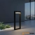 Słupek ogrodowy LED czarny metalowy z czujnikiem ruchu 96935 z serii DANNAH - Endon Lighting