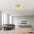 Lampa sufitowa złota metalowa 3-punktowa 97228 z serii Amari - Endon Lighting