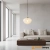 Lampa wisząca szklana mosiężna 1-punktowa 98815 z serii MALI - Endon Lighting