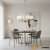Lampa wisząca mosiężna 6-punktowa z białymi abażurami 98936 z serii Highclere - Endon Lighting