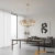 Lampa wisząca metalowa srebrna z beżowymi abażurami 99151 z serii Highclere - Endon Lighting
