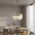 Lampa wisząca mosiężna szklana 5-punktowa 99166 z serii Marietta - Endon Lighting