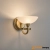 Kinkiet mosiężny z matowym kloszem CAGNEY-1WBAB z serii Cagney - Endon Lighting