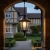 Lampa wisząca zewnętrzna czarna metalowa IP44 YG-3503 z serii DRAYTON - Endon Lighting