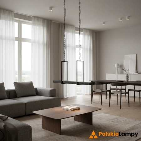 Lampa skandynawska wisząca TRAY  3x3W Czarny 105780 - Markslojd