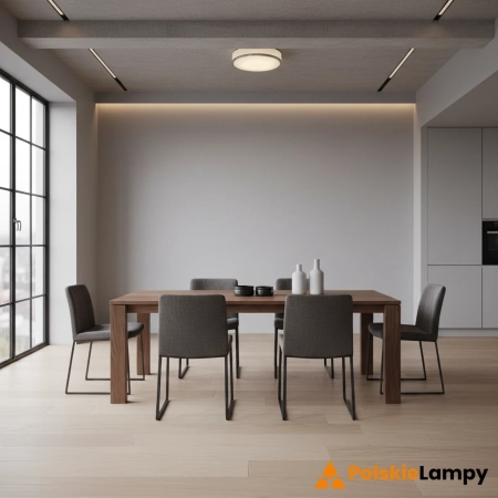 Plafon nowoczesny GLOBAL 28 LED Chrom/Biały 105960 - Markslojd