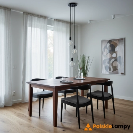 Lampa nad stół skandynawska wisząca SKY Black 106334 - Markslojd