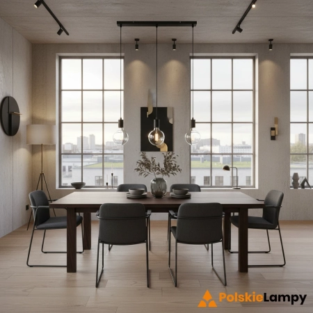 Lampa nad stół skandynawska wisząca SKY Black 106336 - Markslojd