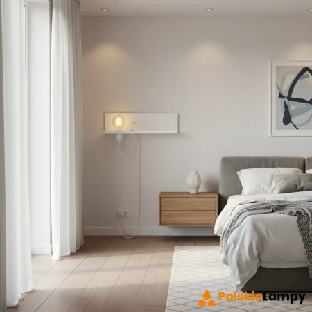 Kinkiet nowoczesny MULTI Wall 1L White 106969 - Markslojd