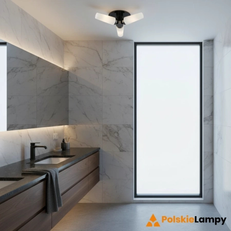 Lampa sufitowa BRASTAD  3L Czarny/Biały IP44 107618 - Markslojd