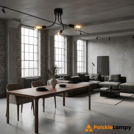 Oprawa sufitowa loft MEDUSA 3L 107930 - Markslojd