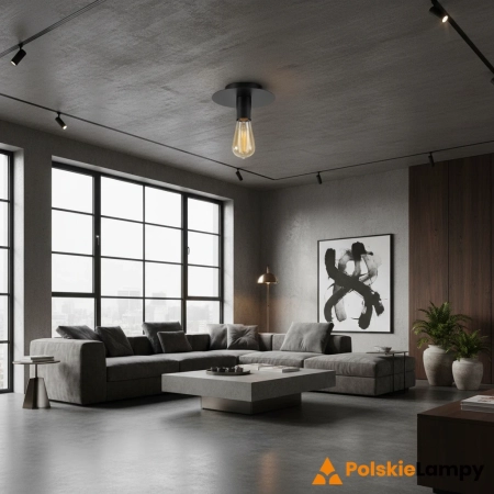 Lampa sufitowa PIATTO Czarna 108540 – Markslojd