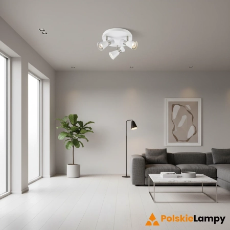 Lampa sufitowa FOLIE Biała 108628 – Markslojd