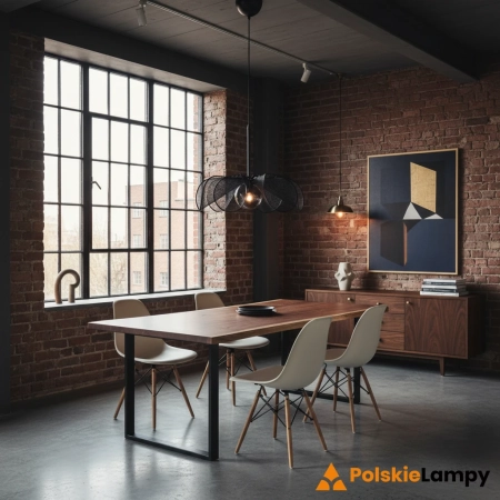 Lampa wisząca STYRKA Pendant 1L 63cm Black/Smoke 108660 - Markslojd