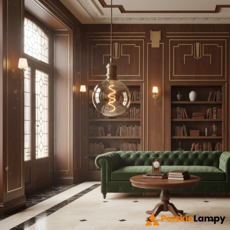 Duża żarówka GLOBE Bulb E27 4W Soft LED 200 Amber 108724 - Markslojd