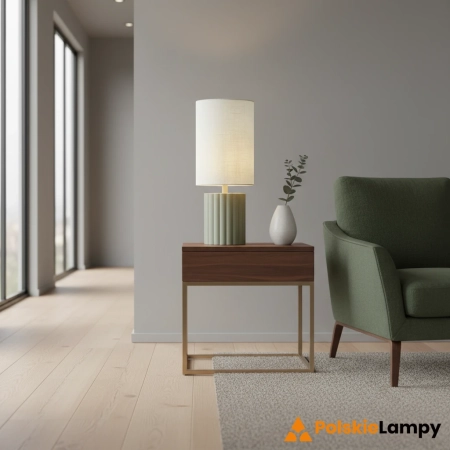 Lampa stołowa CAN 1L White/Grey 108831 - Markslojd