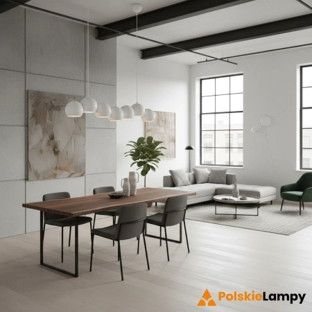 Lampa wisząca CUPOLO 7L Sand White 108859 - Markslojd