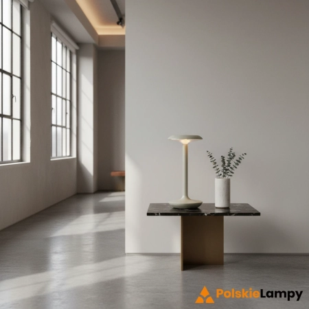 Przenośna lampa stołowa PETIT Rechargeable Greige B/O 108917 - Markslojd