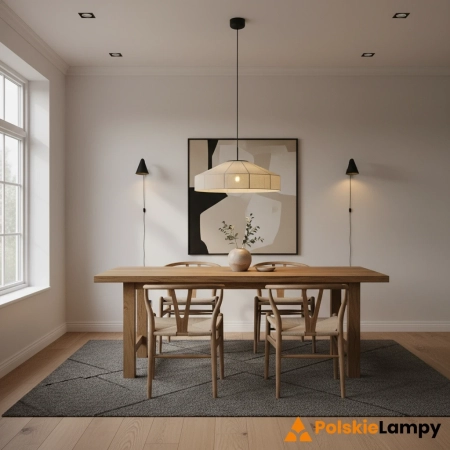 Lampa wisząca ALIA 1L Beige/Black 108955 - Markslojd