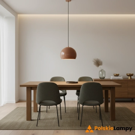 Lampa wisząca POP 1L 28cm Brown 108987 - Markslojd