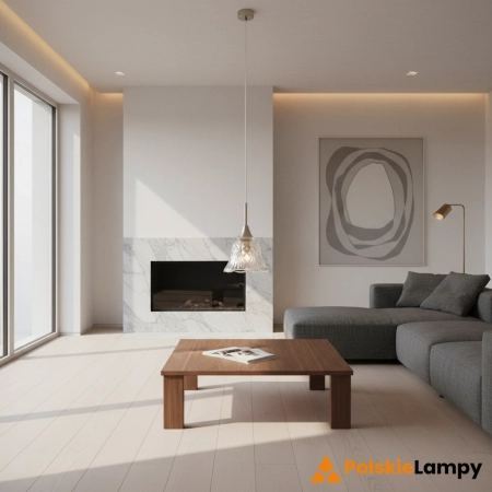 Lampa wisząca LUNA 1L Clear/Satin Nickel 109012 - Markslojd
