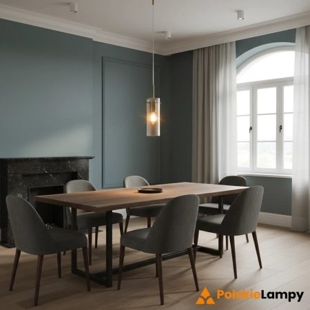 Lampa wisząca TIBIA 1L Amber/Antique Brass 109015 - Markslojd