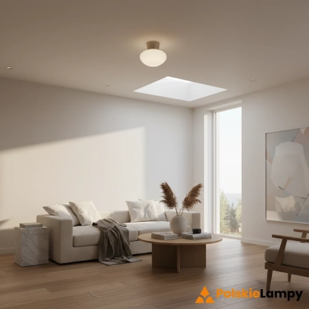 Lampa sufitowa MALAGA 1L White/Satin Nickel 109025 - Markslojd